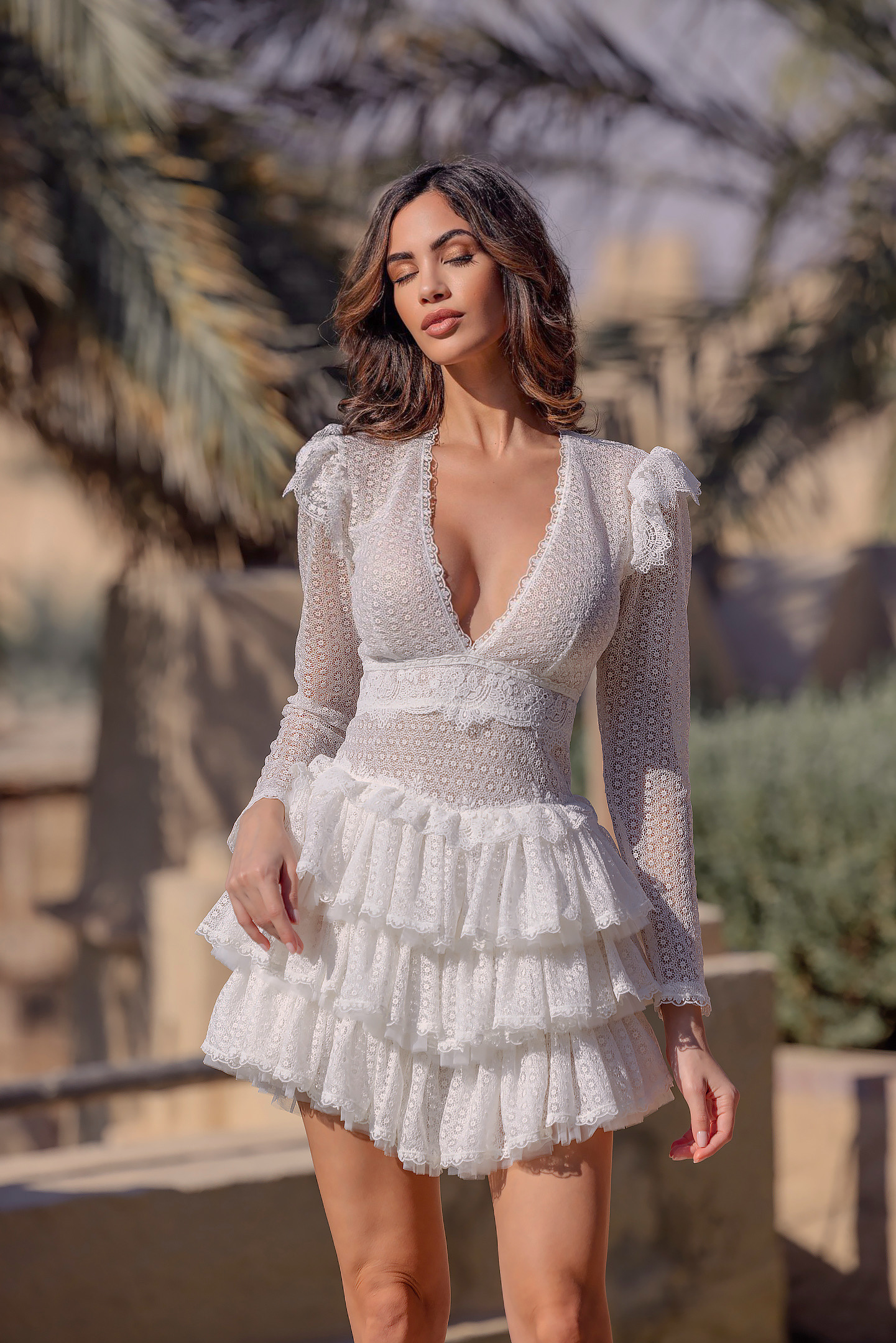 Elixir Macrame Laces Dress