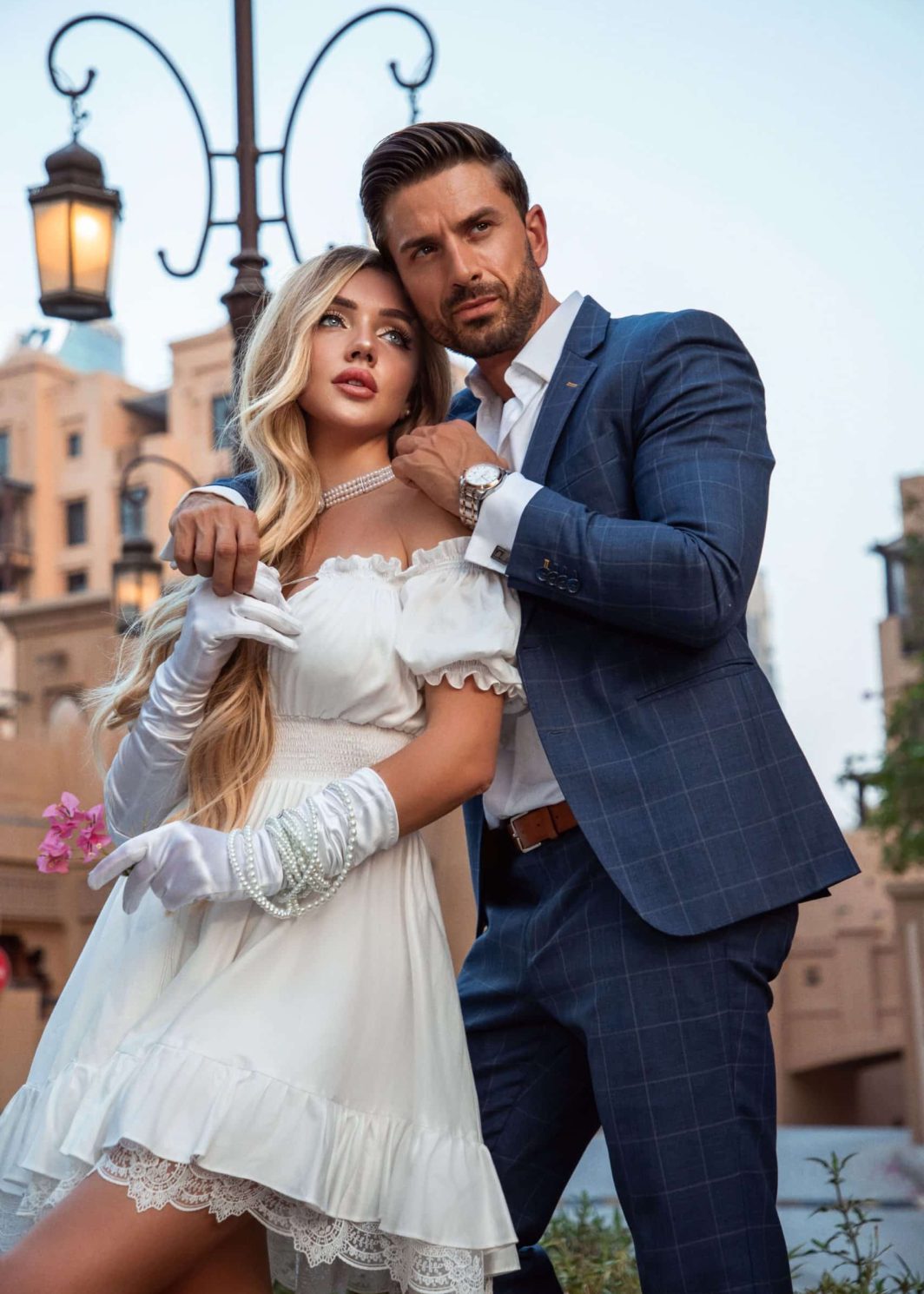 Jamima Floral Linen Short Dress