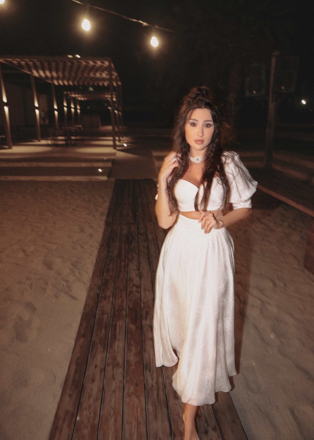 MARIE-MADELEINE WHITE COTTON SILK SET-2