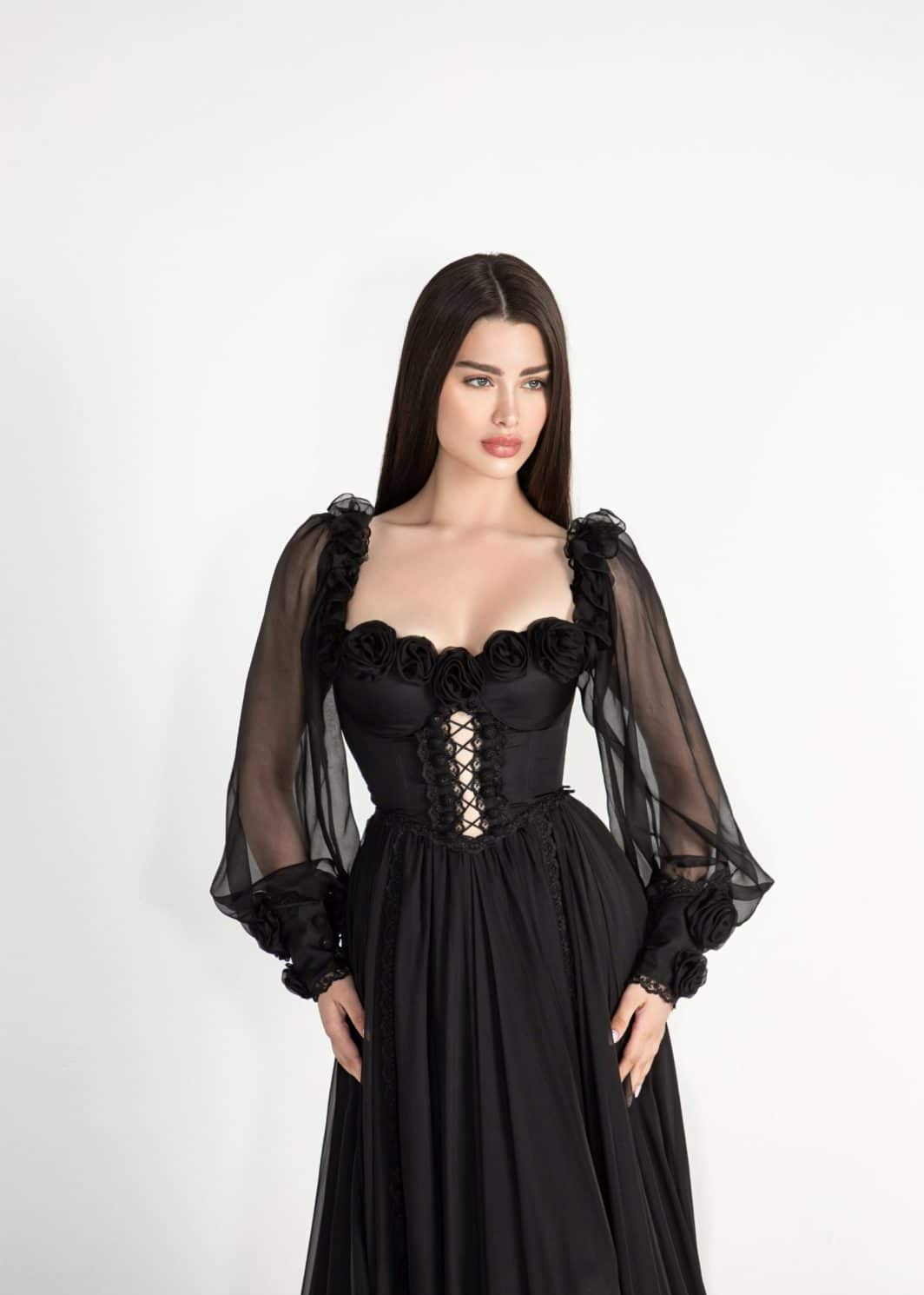 Sweet Revenge Silk Chiffon Dress